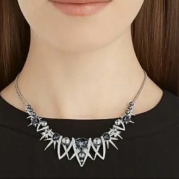 SWAROVSKI Sign Fantastic Floral Spike Necklace & Earring Set - Picture 2 of 10